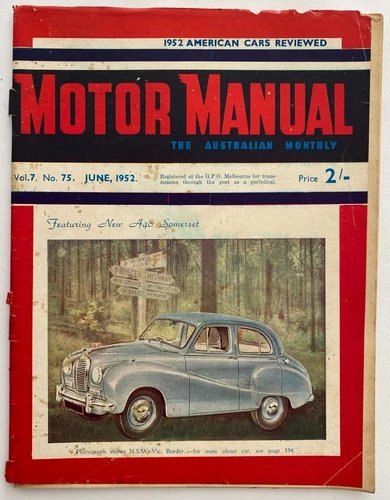 June 52 Austin A40 Somerset Plymouth Studebaker Ford Continental 1950X Gardner
