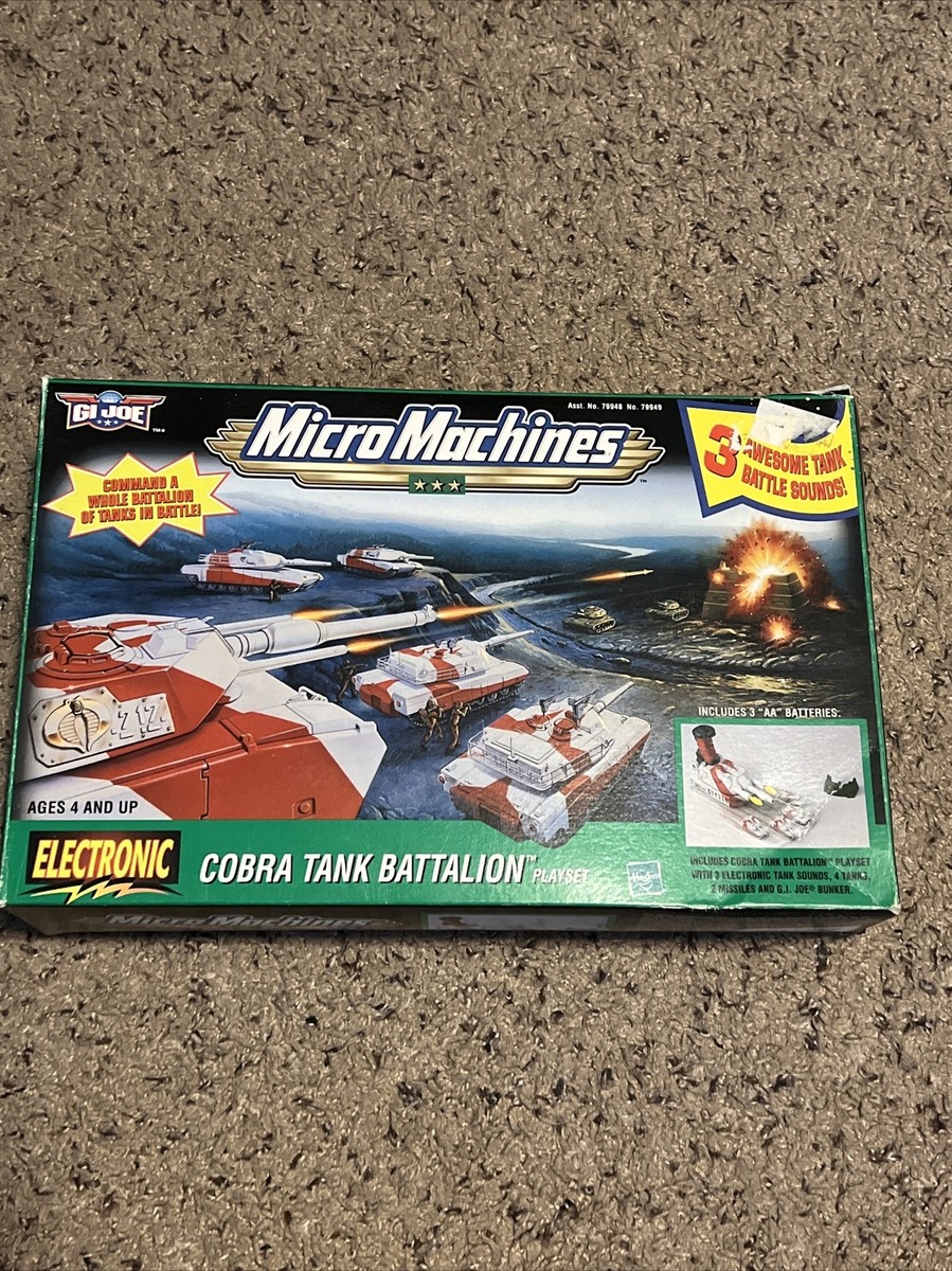 VTG G.I. Joe Micro Machines Cobra Tank Battalion Electronic 1999