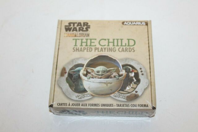 Aquarius Star Wars Playing Cards Mandalorian Baby Yoda The Child Grogu Shaped for sale online 