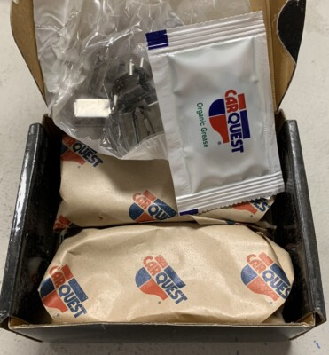 #ad CarQuest TEQ PXD1326H Brake Pad Kit 4 Pads amp; Clips New Free Shipping $50.00
