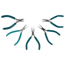 5 Piece Glitter Line™ Plier Set Kit Jewelry Making Wire Metal Forming Tool