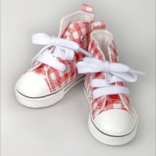 1/3 1/4 BJD  MSD - CK Sneakers Red  Size 7.5cm X 3.3cm X 5cm