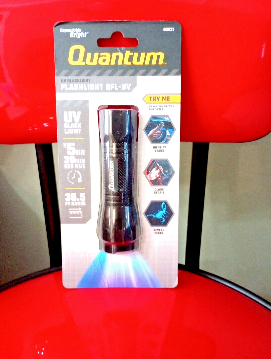 Quantum UV Blacklight, Flashlight QFL-UV Color: Black | eBay