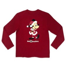 Walt Disney World Santa Mickey Mouse Holiday Pullover for Men