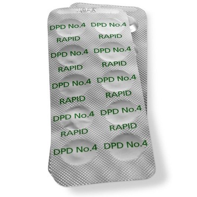 Lovibond DPD 4 Rapid Tabl. 100 Stk. Edition POOL Total Sauerstoff Schwimmbad Spa