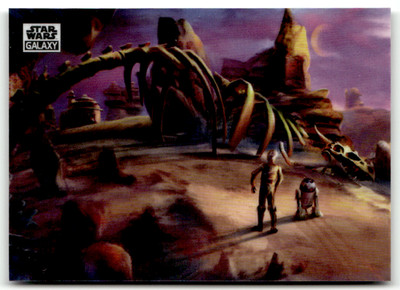 Topps 2025 Star Wars Galaxy No. 66 Road to Jabba's Palace R2-D2 C-3PO