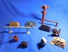 Vintage Marx Fort Apache ACCESSORIES  PARTS ONLY  INCLUDES ROCK PILE