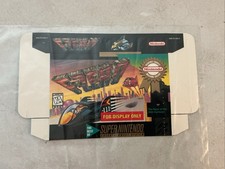 F Zero Player's Choice Super Nintendo SNES For Display Only Box