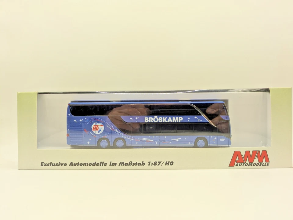 1:87 AWM 76435 SETRA S 431 DT Bröskamp Eigenwerbung - Bild 1 von 1