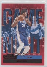 2020-21 Panini Contenders Game Night Ticket Red Joel Embiid #6 0m68