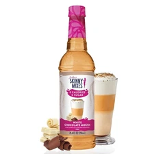 Jordan's Skinny Syrups Sugar Free Coffee Syrup, White Chocolate Mocha Flavor Mix