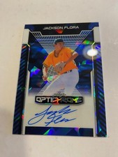 2025 Leaf Optichrome Jackson Flora Auto Rookie UCSB RC MLB Prospect SSP #2/2