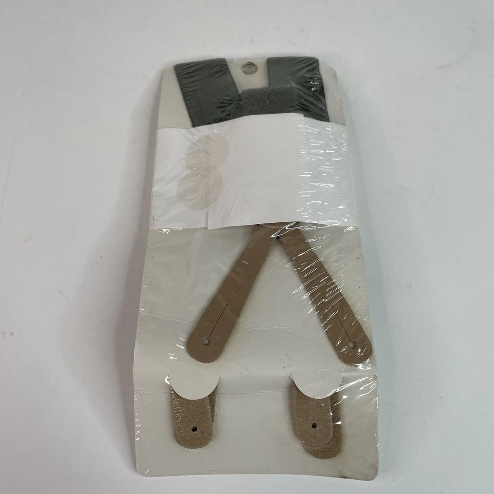 New Vintage Hodgeman Wader Suspenders  2” 32” Adjustable, Tan Clips - Image 4 of 4