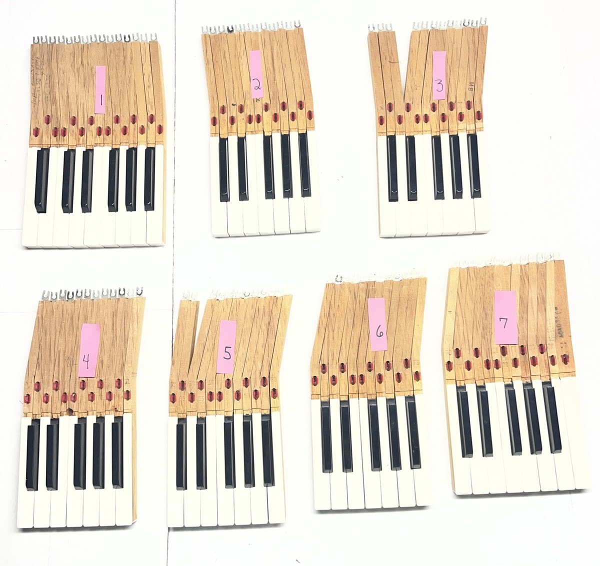 Nice Sets of Vintage Piano Keys for Arts & Craft Decoration **Pick