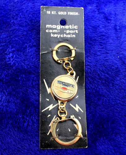 NOS Chevy Magnetic Valet Key Ring Key Chain Accessory Truck Impala ...