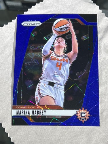 2024 Panini Prizm Blue Velocity Marina Mabrey #132 Connecticut Sun