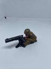 Vintage Original Paint Manoil Machine Gun Gunner Lead Soldier Barclay 531;  E  