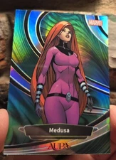 2025 Kakawow Aura Marvel Medusa Green Refractor /25 #AM-IGR-09