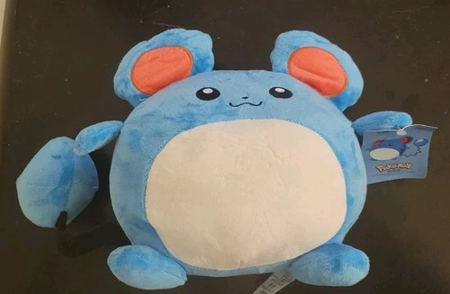 Vintage Marill Pokémon Plush From 1997. Complete With Original Tag.