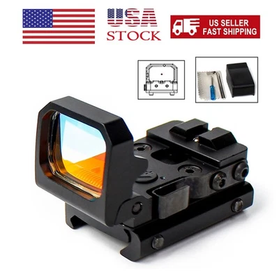 Tactical Mini Folding Flip Up Red Dot Sight Reflex Sight For RMR Glock Pistol US