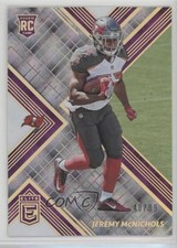 2017 Donruss Elite Rookies Purple 40/99 Jeremy McNichols #173 7l6