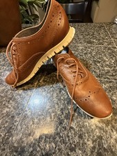 Women's Cole Haan ZER GRAND Wingtip Oxford Size 7.5 B Brown
