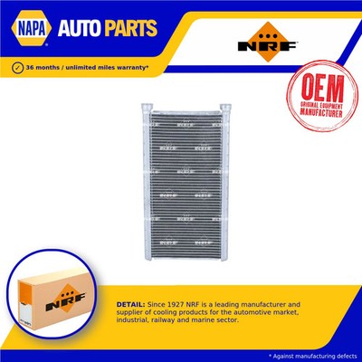 Heater Matrix fits AUDI A7 4G 10 to 18 Exchanger Interior NRF 4H0898037 Quality