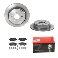 Brembo Bremsscheiben Ø302MM + BremsbelÄGe Hinten FÜR Honda CR-V III IV Honda