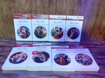 8 HARLEQUIN PRESENTS MAYA BLAKE LOT Sultan Heir Diamond Greek Blackmail