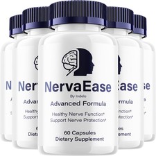 (5 Pack) NervaEase Capsules – NervaEase Natural Ingredients Glycogen Support