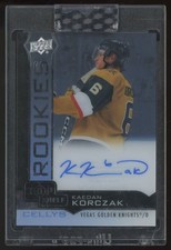 2022-23 Upper Deck Clear Cut Top Shelf Kaedan Korczak RC Auto #TS-KK