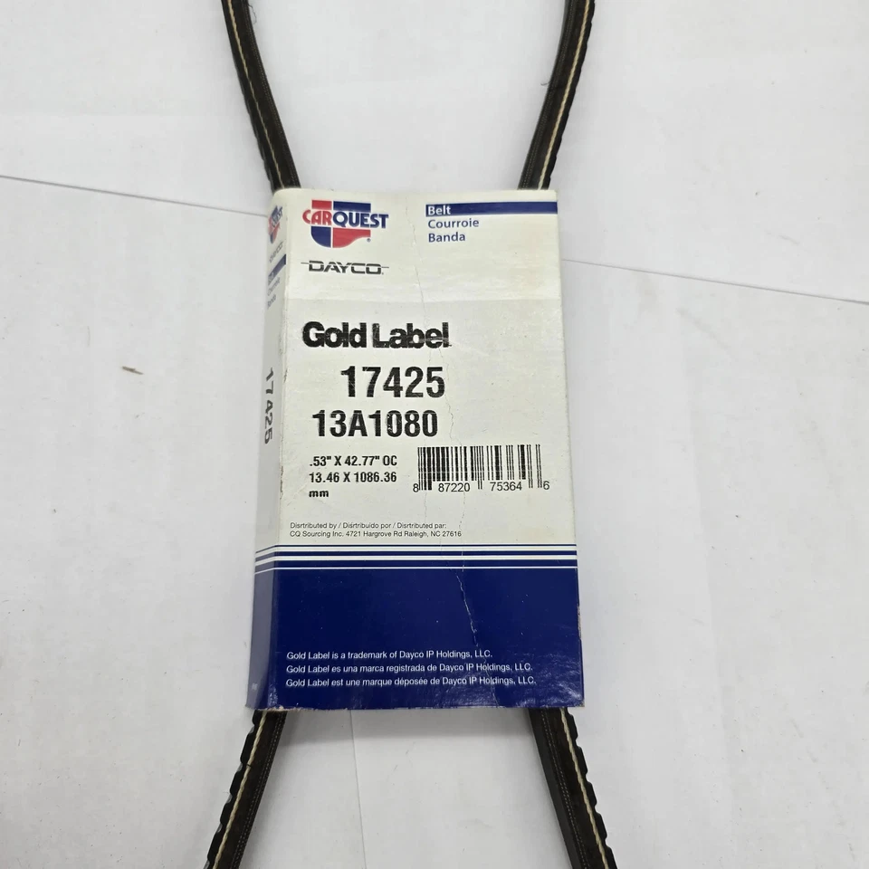 Dayco Top Cog Gold Label 17425 V-Belt - Image 3 of 3