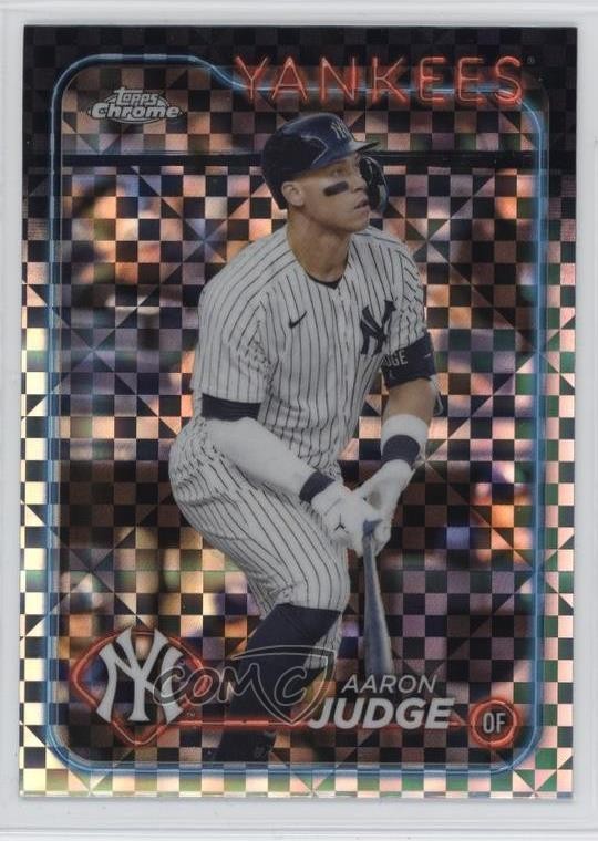 2024 Topps Chrome X-Fractor Aaron Judge #50 3ca