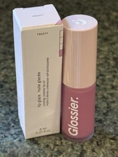Glossier Lip Glaze Cooling Sheer Lip Oil~Frosty~NIB~0.27 Oz~Full Size 