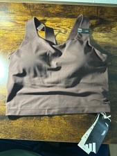 NWT Adidas Sports Bra Medium-Support Bra Padded Tank Size MCD