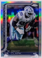 2025 Topps Chrome Football - Kenny Clark Card 73 Refractor