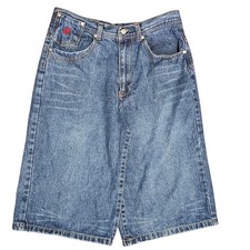 Rocawear Shorts Boys 18 Baggy Y2k Hiphop 90s Skater Punk Embroidered 28x13 .5 