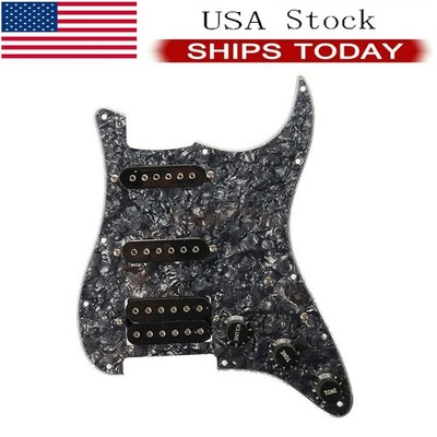 Loaded Pickguard HSS Humbucker Pickup 5 Way Switch for Stratocaster Strat ST US
