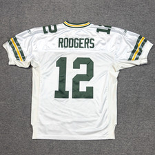 Reebok 2010 Aaron Rodgers Green Bay Packers on Field NFL Equipment Jersey Sz 48