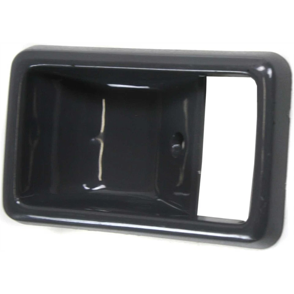 Juego de molduras de manija de puerta para camioneta Toyota 1984-1989 gris interior delantero 2 piezas Foto 4 de 4