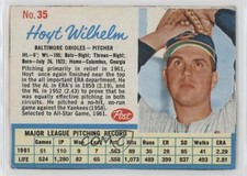 1962 Post Hoyt Wilhelm #35 HOF 2v5