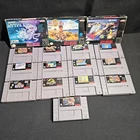 Lot of 16 Super Nintendo SNES Video Game Cartridges - 3 w/ Boxes - 13 Loose