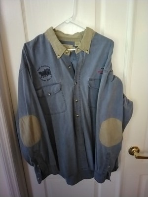 VTG Quail Unlimited Mens XXL Celebrity Quail Hunt Winchester L/S Shirt
