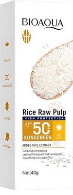 BIOAQUA Rice Raw Pulp Sunscreen SPF50+ PA+++ Waterproof 40g