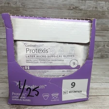 Protexis Latex Micro Surgical Gloves Sterile *50 pr Open Box* Size: 9 *See Date*