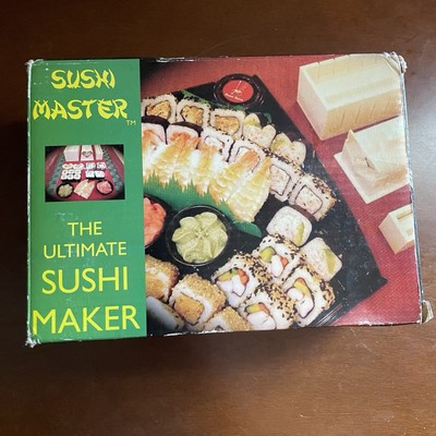 SUSHI MASTER  Ultimate Sushi Maker Plus Kit 5in1 Miracle Molds New Sealed