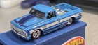 Hot Wheels 67 Chevy C10 HW Hot Trucks 203/250 4/10 CUSTOM RED LINE RR WHEEL SWAP