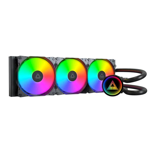 Montech LightFlow ARGB 360, Black, 360mm AIO Hydro CPU Cooler, 3x 120mm ARGB PWM