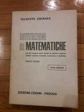 "ISTITUZIONI DI MATEMATICHE 1 " GIUSEPPE ZWIRNER, CEDAM, 1975, BUONE CONDIZIONI 