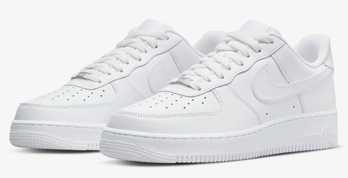 Nike Air Force 1 Low White '07 Mens White Sports Sneaker CW2288-111